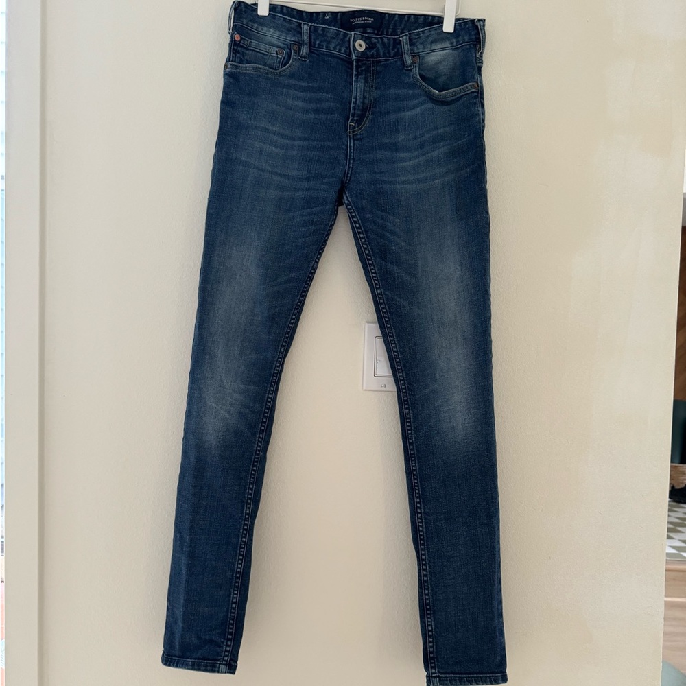 Scotch & Soda Skim Dark Wash Denim Jeans Men’s 31x32